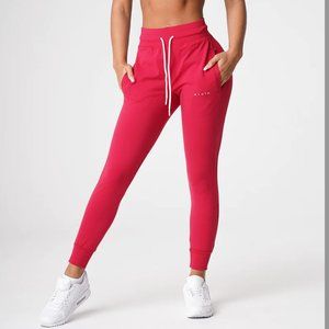 NVGTN Red High Waisted Skinny Fit Joggers